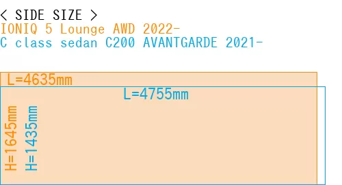 #IONIQ 5 Lounge AWD 2022- + C class sedan C200 AVANTGARDE 2021-